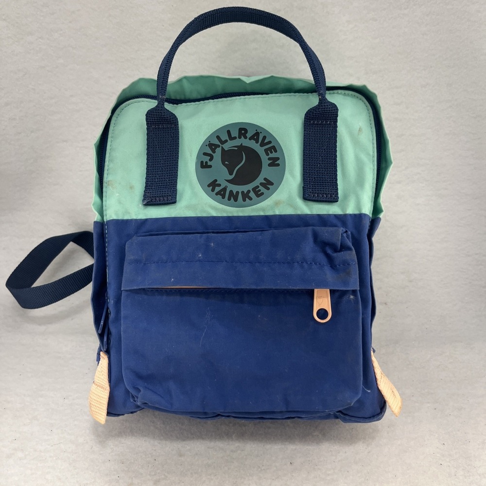 Fjallraven Kanken Mini Backpack Water Repellent Kanken Art Bag Coastal 23616
